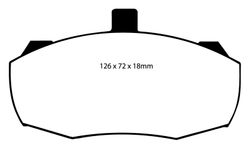 Pastillas de freno ebc DP71708