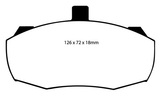 Pastillas de freno ebc DP71708