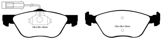 Pastillas de freno ebc DP71708