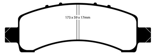Pastillas de freno ebc DP71708