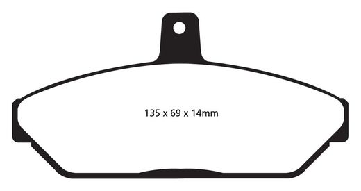 Pastillas de freno ebc DP71708