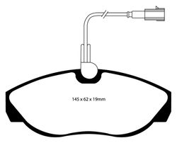 Pastillas de freno ebc DP71708