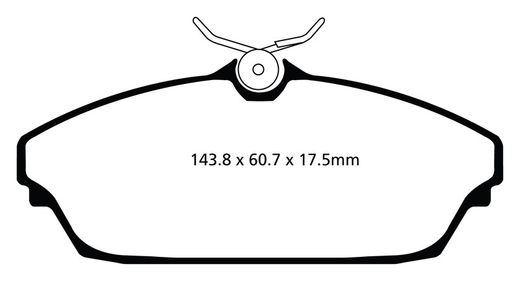 Pastillas de freno ebc DP71708