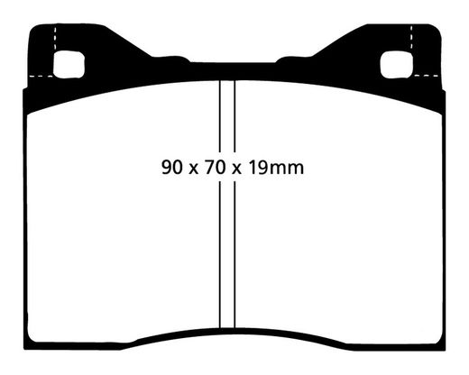Pastillas de freno ebc DP71708