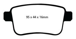 Pastillas de freno ebc DP71708