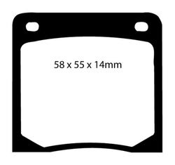 Pastillas de freno ebc DP71708