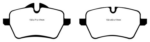 Pastillas de freno ebc DP71708