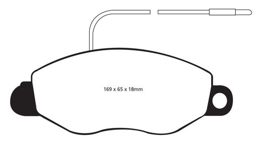 Pastillas de freno ebc DP71708