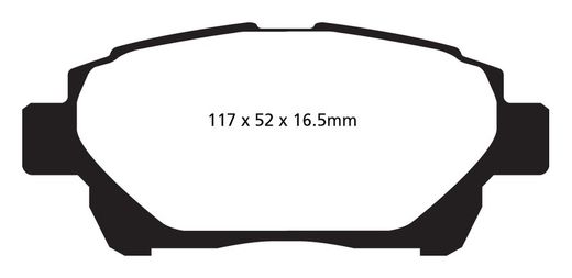 Pastillas de freno ebc DP71708