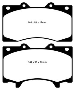 Pastillas de freno ebc DP71708