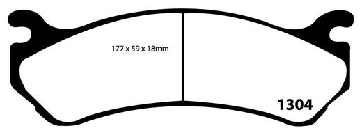 Pastillas de freno ebc DP71708