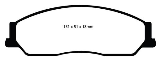 Pastillas de freno ebc DP71708