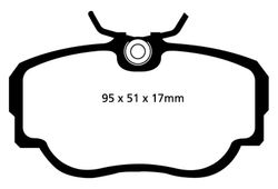 Pastillas de freno ebc DP71708