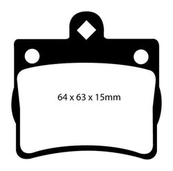 Pastillas de freno ebc DP71708