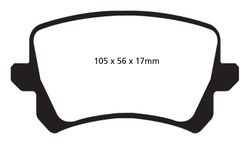 Pastillas de freno ebc DP71708