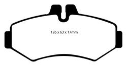 Pastillas de freno ebc DP71708