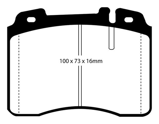 Pastillas de freno ebc DP71708