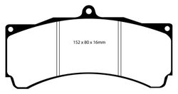 Pastillas de freno ebc DP71708