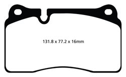 Pastillas de freno ebc DP71708