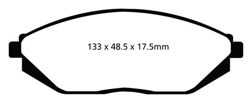Pastillas de freno ebc DP71708