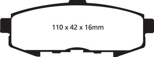 Pastillas de freno ebc DP71708