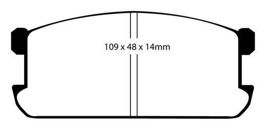 Pastillas de freno ebc DP71708