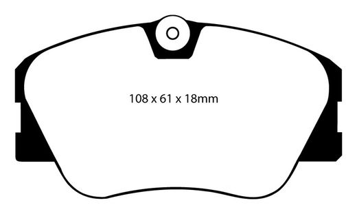 Pastillas de freno ebc DP71708