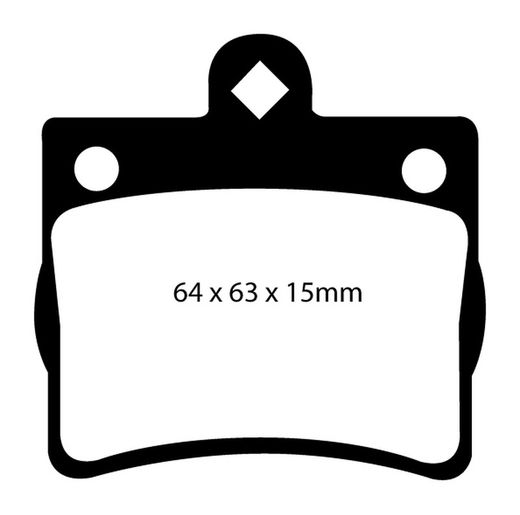 Pastillas de freno ebc DP71708