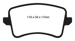 Pastillas de freno ebc DP71708