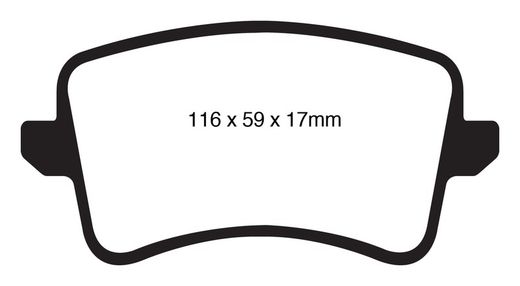 Pastillas de freno ebc DP71708