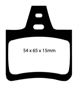 Pastillas de freno ebc DP71708