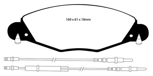 Pastillas de freno ebc DP71708