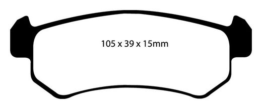 Pastillas de freno ebc DP71708