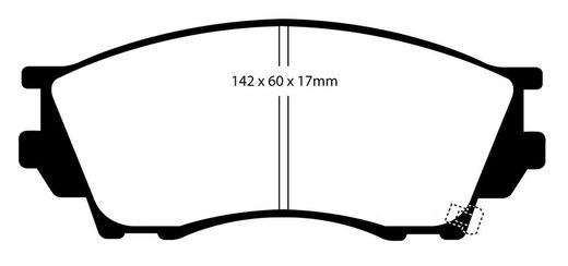 Pastillas de freno ebc DP71708