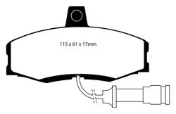 Pastillas de freno ebc DP71708
