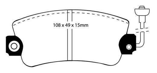 Pastillas de freno ebc DP71708