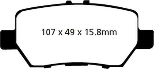 Pastillas de freno ebc DP71708