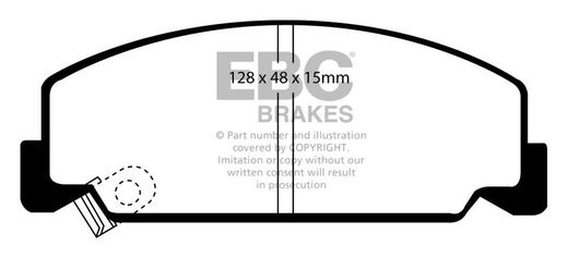 Pastillas de freno ebc DP71708