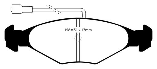 Pastillas de freno ebc DP71708