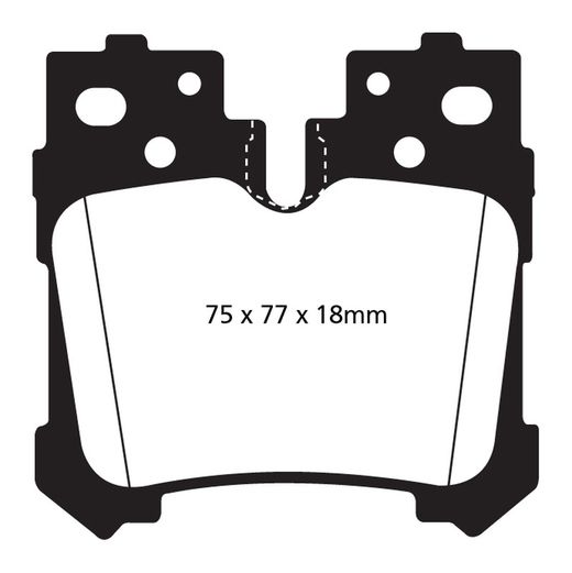 Pastillas de freno ebc DP71708