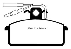 Pastillas de freno ebc DP71708
