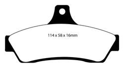 Pastillas de freno ebc DP71708