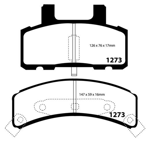 Pastillas de freno ebc DP71708