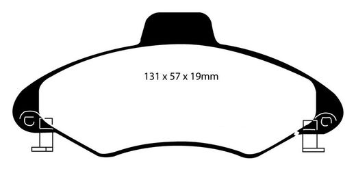 Pastillas de freno ebc DP71708