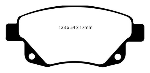 Pastillas de freno ebc DP71708