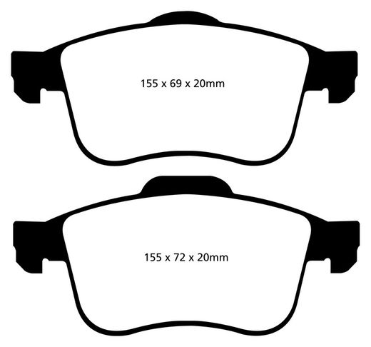 Pastillas de freno ebc DP71708