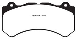 Pastillas de freno ebc DP71708