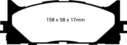 Pastillas de freno ebc DP71708