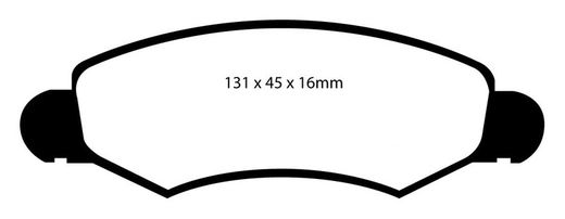 Pastillas de freno ebc DP71708