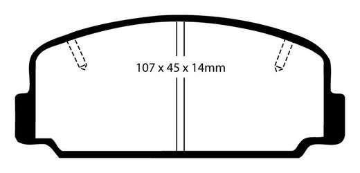 Pastillas de freno ebc DP71708